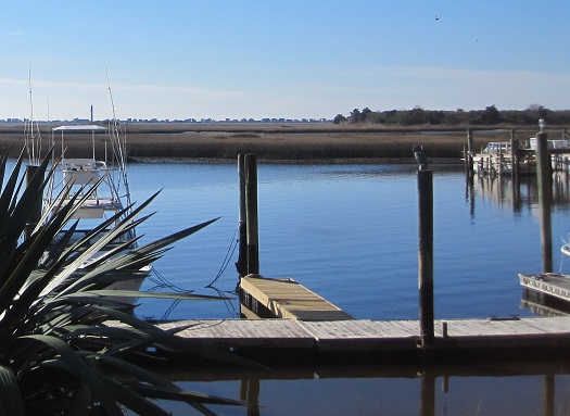 photo of the marina at Southport North Carolina
